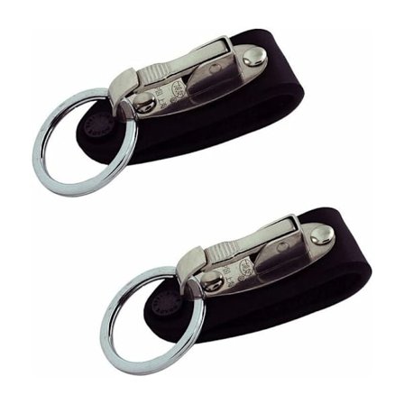 2 kpl nahkainen avaimenperävyö, avaimenperä avaimenperä ruostumattomasta teräksestä valmistettu avaimenperä, nahkavyön solki miesten housujen solkeen