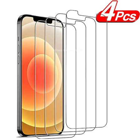4 kpl Anti-Bränst Suojalasi iPhone 14 15 Plus 12 13 Mini Näytönsuoja iPhone 15 14 11 12 13 Pro Xr Xs Max iPhone 12:lle