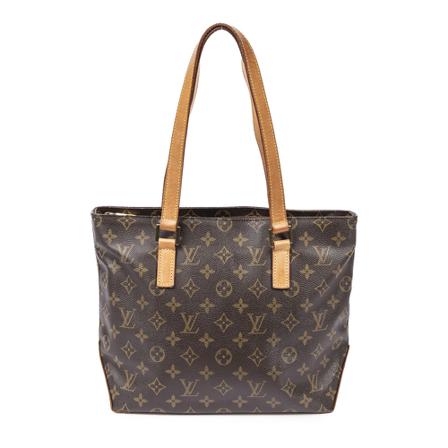 Louis Vuitton Vintage, Pre-owned Cabas Piano Monogram Tote Bag Bruin, Dames, Maat:ONE Size,Canvas