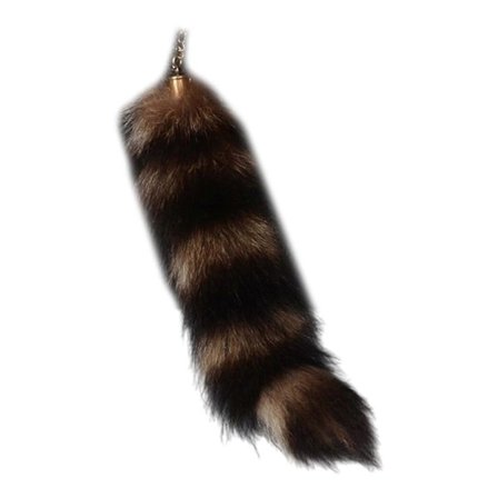 Rævehale nøglering, Pels hale dekorationer nøglering, Rævehale nøglering vedhæng, Pelsagtig rævehale, Kostume pels haler - God [DB]