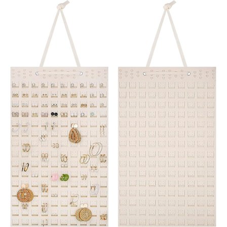 Øredobbeholder og smykkeorganisator - Veggmontert øredobbstativ og display