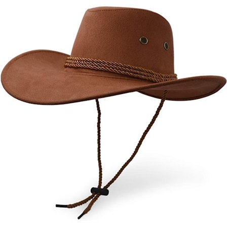 Cowboy-hattu, keinonahkainen huopahattu, lännenmatkahattu, ulkoiluhattu S