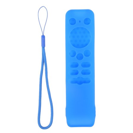 Mykt silikonbeskyttelsesdeksel for Realme TV Stick Fjernkontroll Anti-Fall Blå