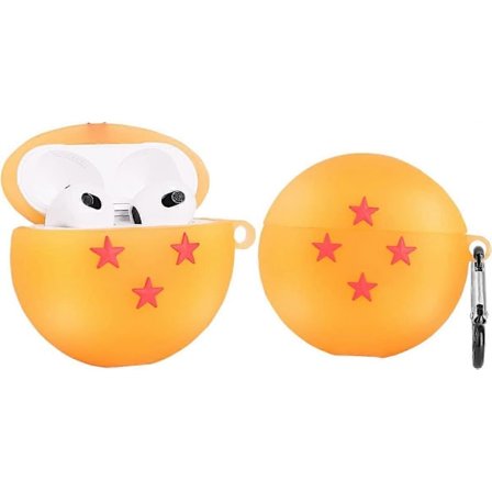 Passform designad för Airpods 3:e generationen 2021, Silikon Tecknad Söt Fodral Skyddande Stötsäkra Skal för Airpods 3