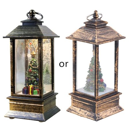 Joulun yövalo valaisee led-lyhtykoristeen Xmas suosii lahjatarvikkeita