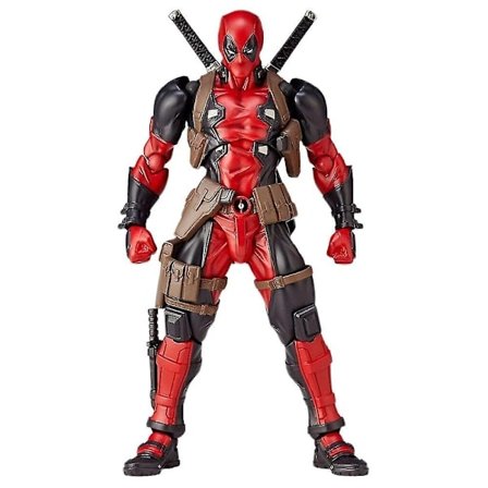 Deadpool Actionfigur med Aftageligt og Udskifteligt Ansigt Samlerobjekt Model Dukke Minifigur Legetøj Skrivebordsdekoration Gave-yzy[HK]-Xin