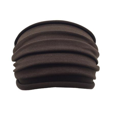 Mjuk kvinnor Elastisk huvudinpackning Stretch Running Bred Hårband Yoga H