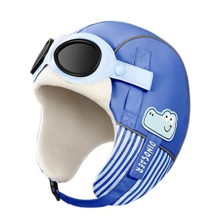 Vinterhue til drenge og piger med fuld øredækning, tykt fleecefor, slidstærkt design til koldt vejr, maskinvaskbar, Vital Orange