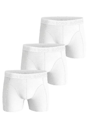 Björn Borg Cotton Stretch Boxer 3P Underkläder Herr Flerfärgad S