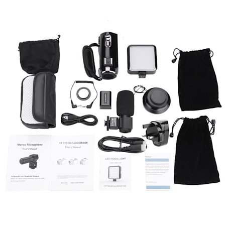 4K UHD WiFi 16X Zoom 48MP pekskärm Digital videokamera DV