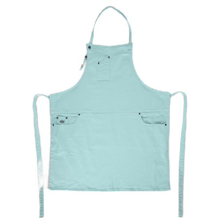 Dutchdeluxes Förkläde Slim Fit 66x68cm Förkläden Unisex Blå ONESIZE