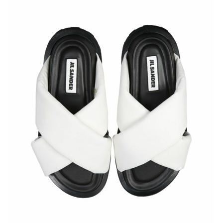 Jil Sander, Sandals Biały, Kobieta, Rozmiar: 39 EU