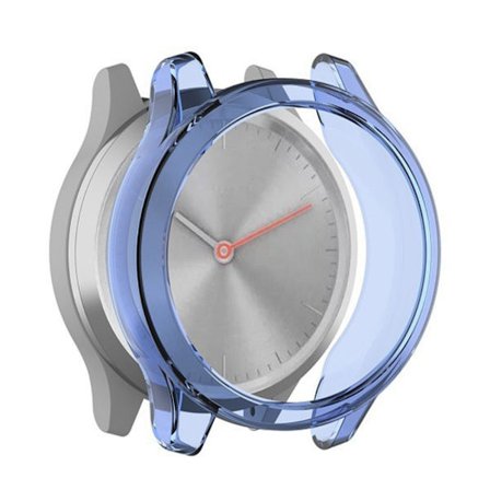 Garmin Vivomove Trend / Style-cover - Gjennomsiktig Blå