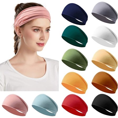 Hårbøjler - Sportshårbøjler - 12 Hårbøjler til Kvinder