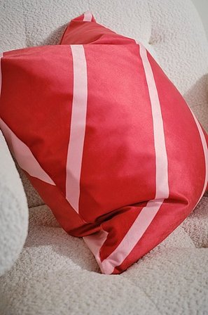 Jotex - Kissenbezug Aus Samt 50x50 Cm rot/rosa - DYLAN - Kaufe Dekokissen und Kissenbezüge bei Jotex