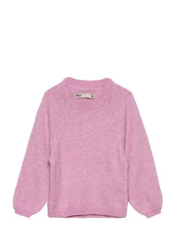 Kmglesly Kings L/S Pullover Knt Villapaita Vaaleanpunainen Kids Only