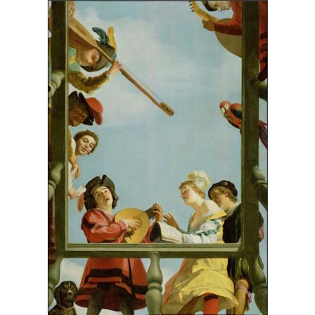 Musical Group On A Balcony, Gerard Van Honthorst Brun