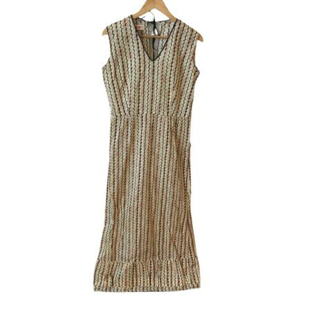 Marni Pre-owned, Robe Bruin, Dames, Maat:S,Katoen,Bedrukt