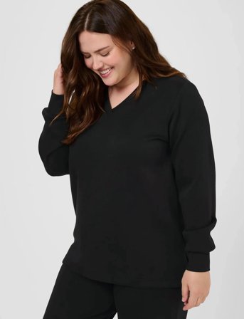 Kaffe Curve Kcannita Sweatshirt - Black - S