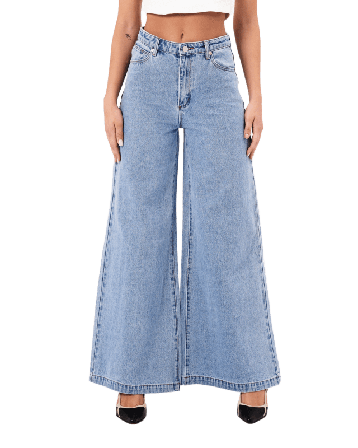 Abrand 94 Super Wide Loretta Light Blue Jeans Dam Blå 23