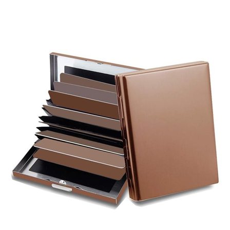 Kortholder i rustfrit stål - Rose Gold