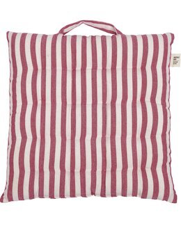 Sittdyna randig Svea Cerise - Fondaco