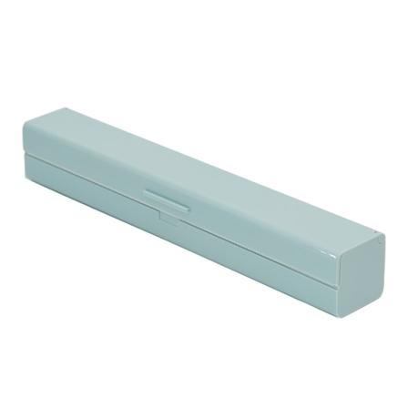 Filmdispenser og -skærer, filmdispenser, filmdispenser til plastfolie, aluminiumsfolie, tilbehør til hjemmekøkkenrestaurant (blå) 31,7*5*4,7cm