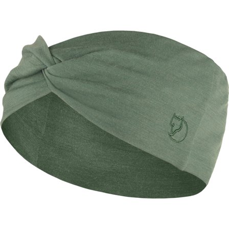 Fjällräven Women's Abisko Wool Headband in Patina Green, Wool/Polyester