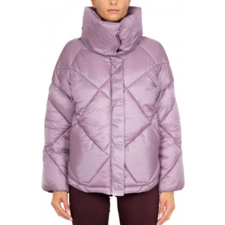 OOF Wear, Jacket oversize down jacket Paars, Dames, Maat:S
