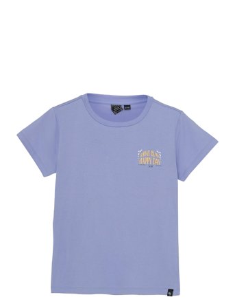 Indian Blue Jeans T-Shirt Chest And Backprint - Blue - 140