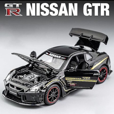 Ny 1:36 Nissan Gtr Gt-r R35 Legering Bilmodell Diecasts & Lekebiler Lekebiler Barn Leker Til Barn Gaver Gutt Leker