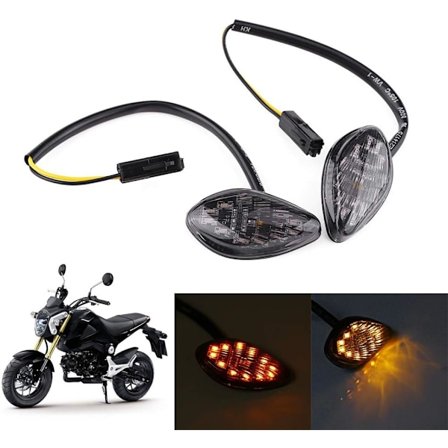 Motorsykkel LED Blinklys - Honda Grom (2 stk)