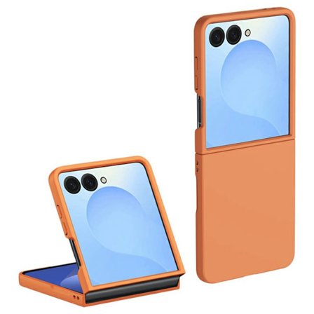 SKALO Samsung Z Flip7 Skin-Touch Skal - Orange