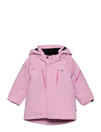 Helicopter Winter Jacket Kids Teal Pink ISBJÖRN Of Sweden
