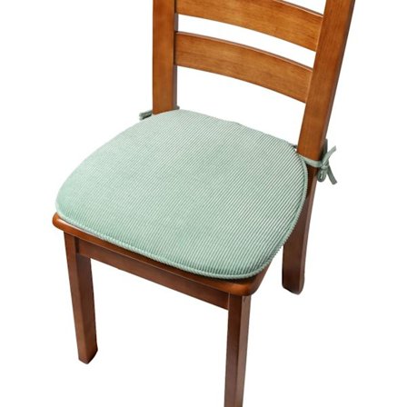 Stolputer med bånd Sklisikker kjøkken spisestuestol pute og sete pute holdbar myk matteputer