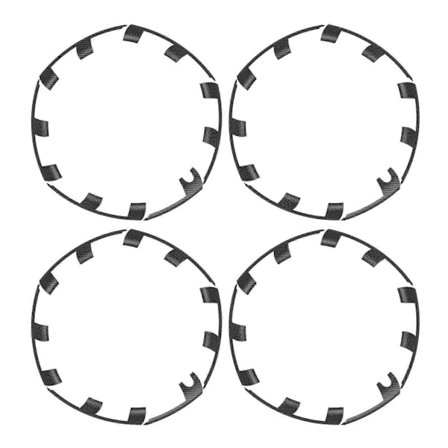 21 tommer Fælgbeskytter Beskyttelse Ridsefast Navkapsel Fælg Reparationslap Udskiftning til Performance 2021 til 2023