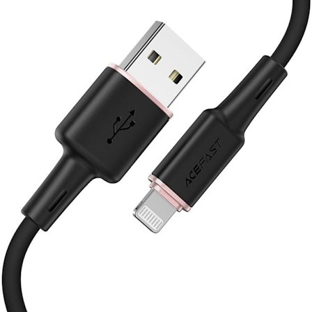 Acefast USB-A till Lightning kabel 1.2m - Svart