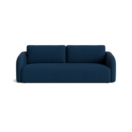 Savona 3 Personers Sovesofa, Opbevaring, Aragon Blå - 247x105x90cm - Praktisk Sofa med Bonell Fjedre, Nozag Fjedre, PU Skum & Silikone Fibre