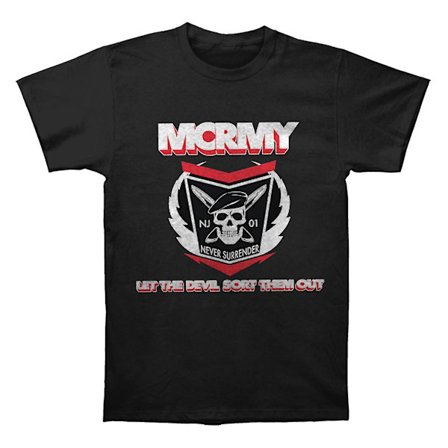 Min kemiska romantik låter djävulen MCRMY T-skjortan