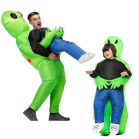 Kid Inflatable Alien Costume Adult Fun Halloween Costume Cosplay Fantasy Costume For Boy Girl