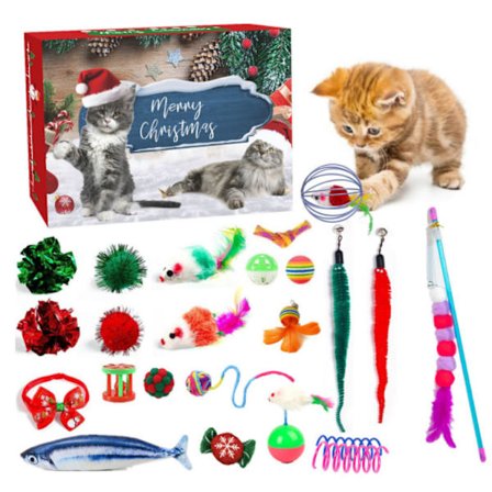 2025 Julekalender Blindboks Katt Kjæledyr Blindboks