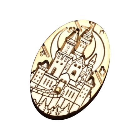 Vintage Europeisk Slott Serie Voks Segl Stempel Utsøkt Messinghode for Konvolutt Invitasjon Forsegling for Bryllupskort