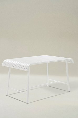 Jotex - Matbord Utomhus Aluminium Vit NERJA - Köp Utebord hos Jotex