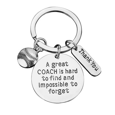 Nyckelring med texten "Bra tränare är svåra att hitta"