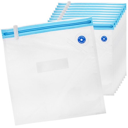 Tyhjiöpussit 26x28 cm, 10 kpl, uudelleenkäytettävät