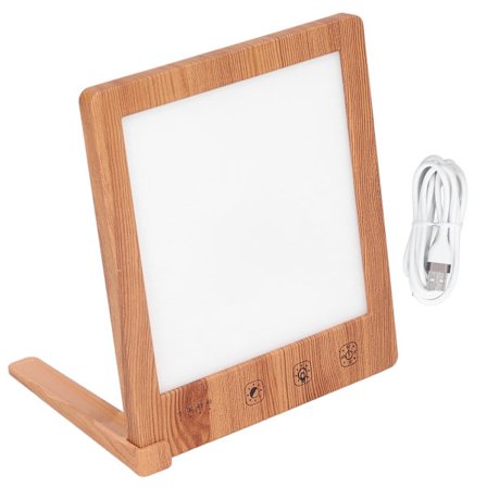 Lysbehandling Lampe Fuld Spektrum 10000LX LED Fototerapi Lys Dæmpbar Timing Touch Control Solskin Lampe