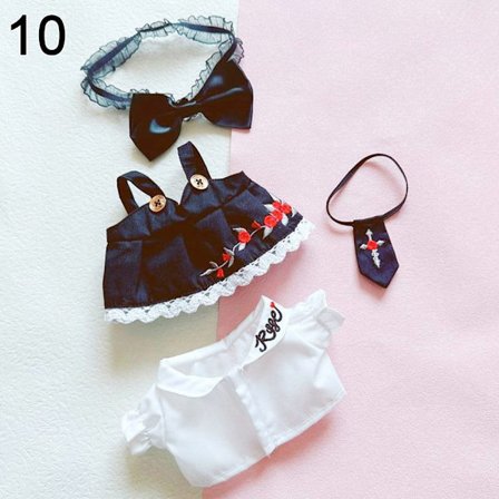 Söt pannband plysch docka huvudbonader 10 10