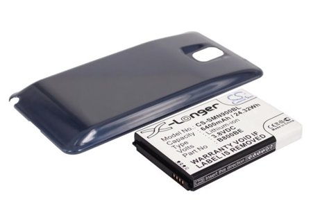 Batteri for SmartPhone, Mobil for Samsung SM-N900, SM-N9005, Galaxy Note 3 og andre.