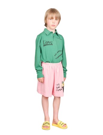 THE ANIMALS OBSERVATORY Eel Kid Polo Shirt Green - Green - 10 Y