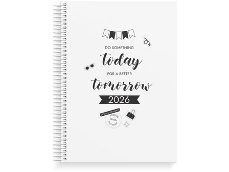 Burde Kalender Doodle B5 2026 - Lyreco - Almanackor och kalendrar - Temakalendrar - Kreativitet